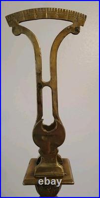 VTG MCM ANTQ. Rare. Lawyers Scales Of Justice. 3 Cherub. 90% Brass. 46