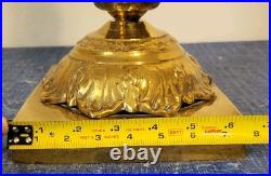 VTG MCM ANTQ. Rare. Lawyers Scales Of Justice. 3 Cherub. 90% Brass. 46
