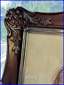 VTG Original Scach In Beautiful Brass Ornate Frame Very Rare