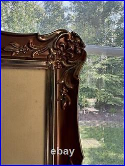 VTG Original Scach In Beautiful Brass Ornate Frame Very Rare