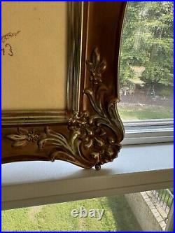 VTG Original Scach In Beautiful Brass Ornate Frame Very Rare