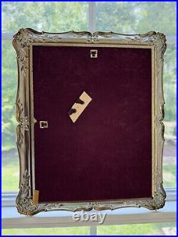 VTG Original Scach In Beautiful Brass Ornate Frame Very Rare