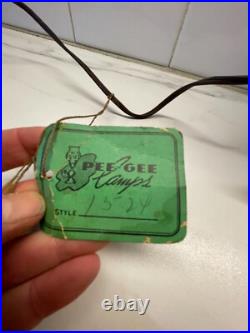 VTG PEE GEE Peg Adjustable Brass Marble Piano Bankers Desk Lamp VERY RARE read