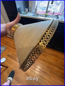 VTG PEE GEE Peg Adjustable Brass Marble Piano Bankers Desk Lamp VERY RARE read