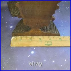VTG USNA NAVY Class Of 1935 Brass Bookends WWII Military Eagle Tall Ship RARE