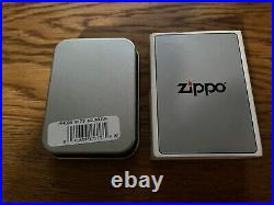 VTG VERY RARE 1997 LIMITED ZIPPO AQUARIUS ZODIAC BARRETT SMYTHE Brass & Unused