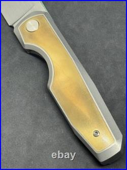 Vero Engineering Isotope Integral Knife/Brass Inlay/M390/Very Rare/FREE SHIPPING