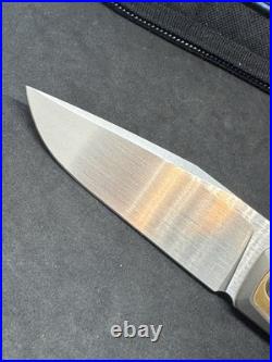Vero Engineering Isotope Integral Knife/Brass Inlay/M390/Very Rare/FREE SHIPPING