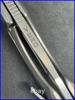 Vero Engineering Isotope Integral Knife/Brass Inlay/M390/Very Rare/FREE SHIPPING