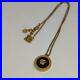 Versace-Chain-necklace-gold-Medusa-pendant-Round-Very-Rare-unused-Ladies-Auth-01-ph
