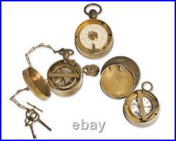 Very Early & Rare Guardsmen Brass Clock Collection, Some Running