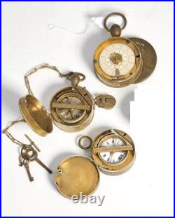 Very Early & Rare Guardsmen Brass Clock Collection, Some Running