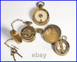 Very Early & Rare Guardsmen Brass Clock Collection, Some Running
