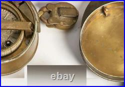 Very Early & Rare Guardsmen Brass Clock Collection, Some Running