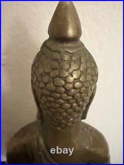 Very Fine Old Tibetan Or Chinese Brass Buddha Figure Rare 7.5