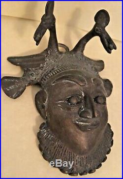 Very Old Rare Unique Brass Jester Medieval Figure with Free Haunted Antiques Novel
