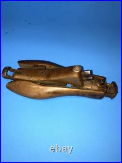 Very RARE Antique Solid Brass Or Bronze Shoe Cobbler, Stretcher