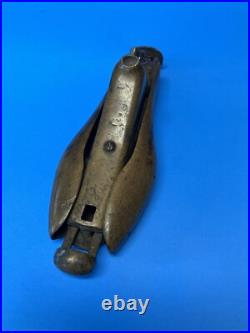 Very RARE Antique Solid Brass Or Bronze Shoe Cobbler, Stretcher