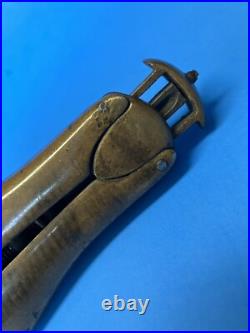 Very RARE Antique Solid Brass Or Bronze Shoe Cobbler, Stretcher