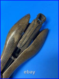 Very RARE Antique Solid Brass Or Bronze Shoe Cobbler, Stretcher