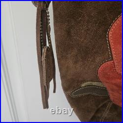 Very RARE Coach Poppy For Peace Suede Shoulder Bag- Style 9528- Great Condition