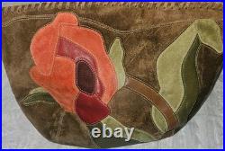 Very RARE Coach Poppy For Peace Suede Shoulder Bag- Style 9528- Great Condition