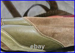 Very RARE Coach Poppy For Peace Suede Shoulder Bag- Style 9528- Great Condition