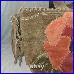Very RARE Coach Poppy For Peace Suede Shoulder Bag- Style 9528- Great Condition