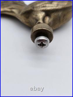 Very RARE HTF Genuine Staub Chicken Rooster Limited Brass Dutch Oven Knob