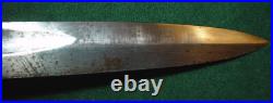 Very RARE Imperial German Unit Marked P. A. 3 Brass Hilt, D Guard Short Sword