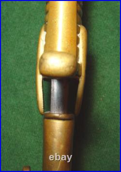 Very RARE Imperial German Unit Marked P. A. 3 Brass Hilt, D Guard Short Sword