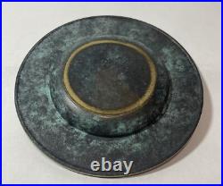 Very RARE Vintage Nautical Tray Cardinal Directions Brass Trinket Tray Ashtray