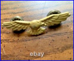 Very RARE WWI French Pilot's Wings, Brass, Screw-Back Badge, 5.5 CM (2.16)
