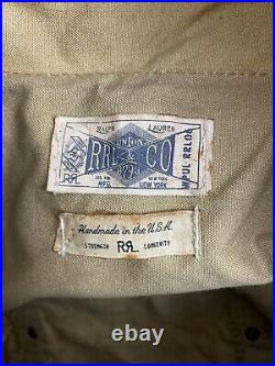 Very Rare 1 of 1 RRL Double RL Vintage Kit Bag Deadstock Materials Ralph Lauren