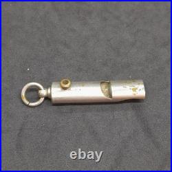 Very Rare 1880-1930 Lot 5 Vintage Argentine POLICIA DE LA CAPITAL Brass Whistles