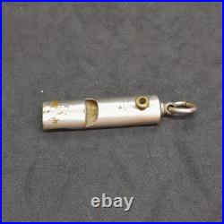 Very Rare 1880-1930 Lot 5 Vintage Argentine POLICIA DE LA CAPITAL Brass Whistles