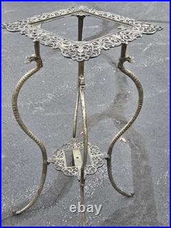 Very Rare 1890s NB & IW Brass & Iron Works Plant Stand Dragon Legs Victorian