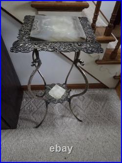 Very Rare 1890s NB & IW Brass & Iron Works Plant Stand Dragon Legs Victorian