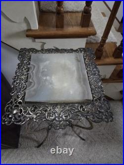 Very Rare 1890s NB & IW Brass & Iron Works Plant Stand Dragon Legs Victorian