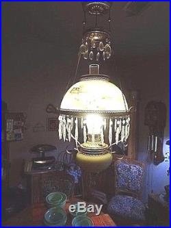 Very Rare 1895 Juno Parlour Chandelier /made By Miller Lamps Co. Free Shipping