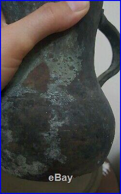 Very Rare 18th Islamic Arabic Bedouin Copper Brass Nizwa Dallah Coffee Pot