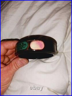 Very Rare 1920s Marlowe Backlite Cosmetic Bangle Bracelet