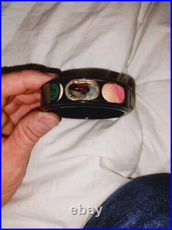 Very Rare 1920s Marlowe Backlite Cosmetic Bangle Bracelet