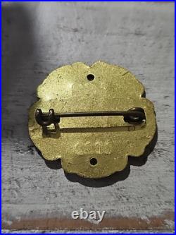 Very Rare 1932 #162 BRASS Sea Girt, NJ Metal Beach Badge Bathing Privilege #9897