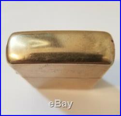 Very Rare 1956 Brass Zippo Lighter Pat. Pending 2517191