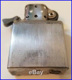 Very Rare 1956 Brass Zippo Lighter Pat. Pending 2517191