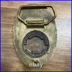 Very Rare 1983 H-e-b Heritage Mint Registered Collection Brass Belt Buckle Mib