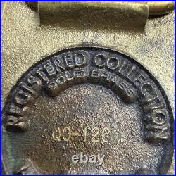 Very Rare 1983 H-e-b Heritage Mint Registered Collection Brass Belt Buckle Mib