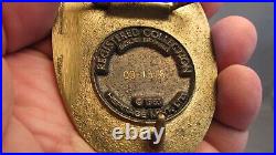 Very Rare 1983 H-e-b Heritage Mint Registered Collection Brass Belt Buckle Mib
