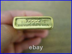 Very Rare 1993 Brass Collectable Zippo Lighter Spirit Of St. Louis 21 May 1927